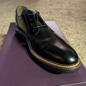 Johnson And Murphy Classic Black Leather Oxford Shoes